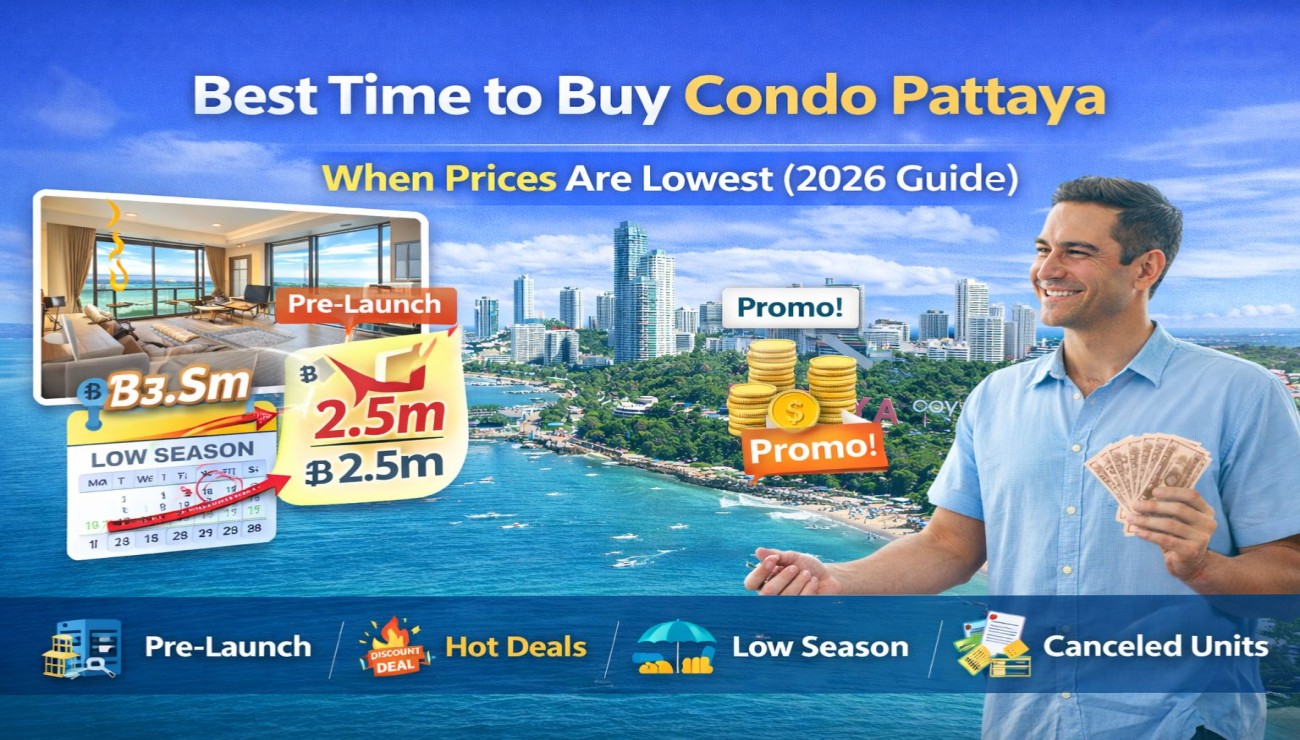 Best Time to Buy Condo Pattaya: When Prices Are Lowest (2026 Guide)